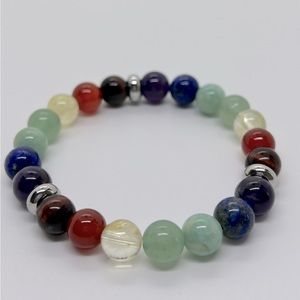 Natural Chakra 8mm Healing Stretch Bracelet
